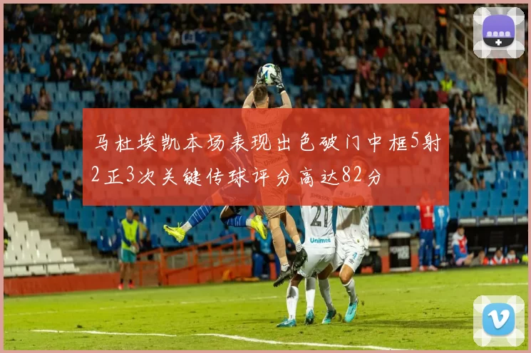 马杜埃凯本场表现出色破门中框5射2正3次关键传球评分高达82分
